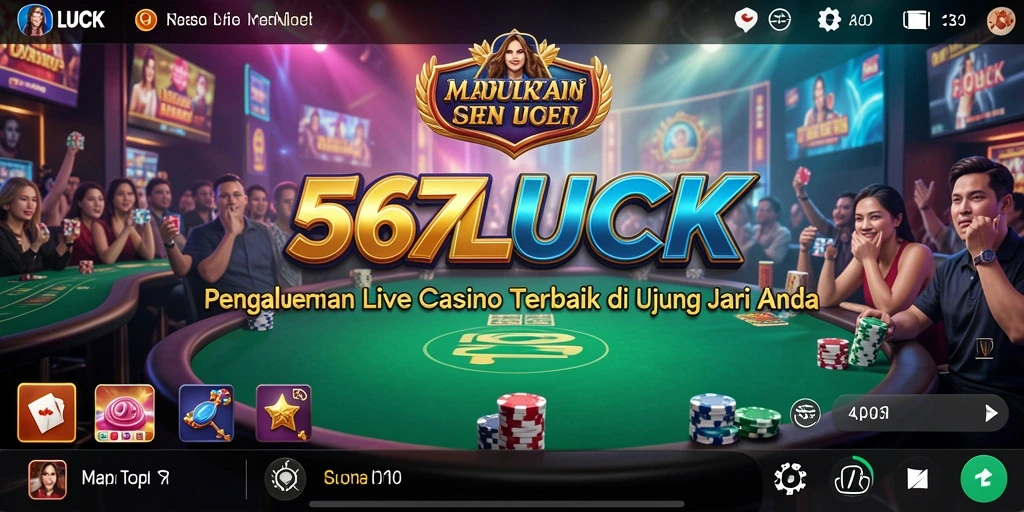 Gameplay Live Casino yang menarik dan interaktif.