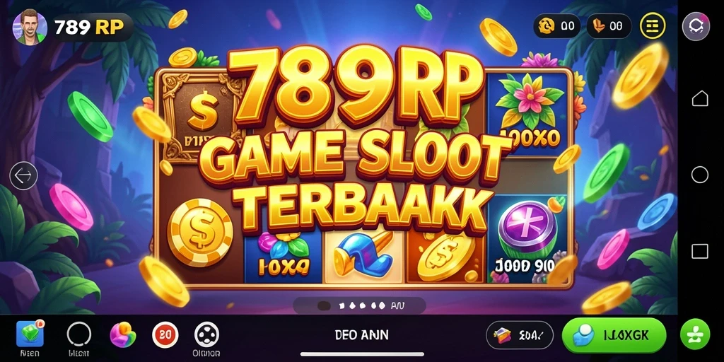 Screenshot gameplay 789RP dengan berbagai tema slot yang menarik.