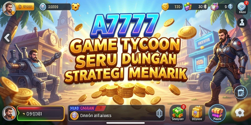 Screenshot menampilkan gameplay menarik dalam A7777 dengan strategi Tycoon.