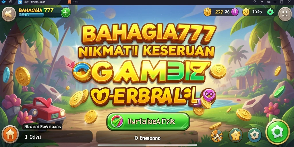 Tampilan gameplay BAHAGIA777 yang menampilkan kemajuan mengasyikan.