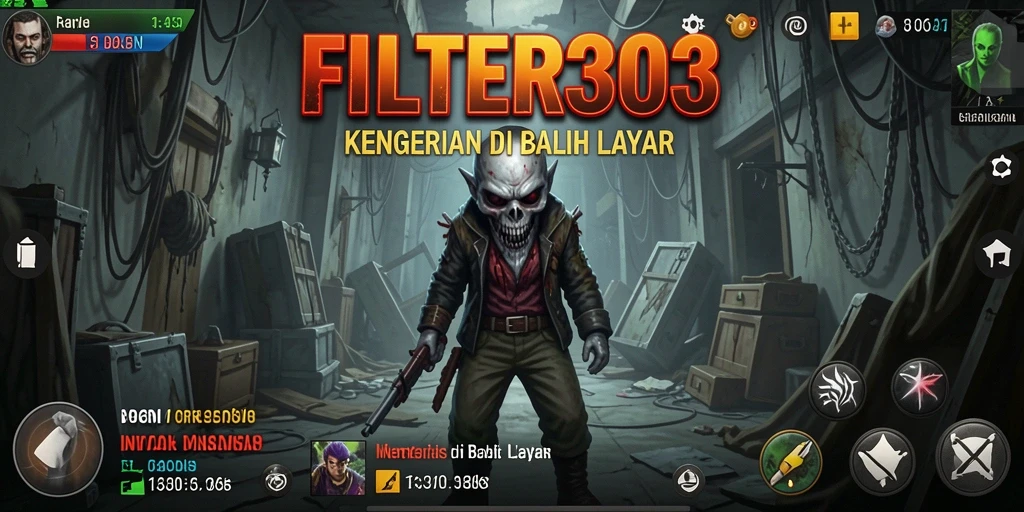 Tampilan menakutkan dari gameplay FILTER303.