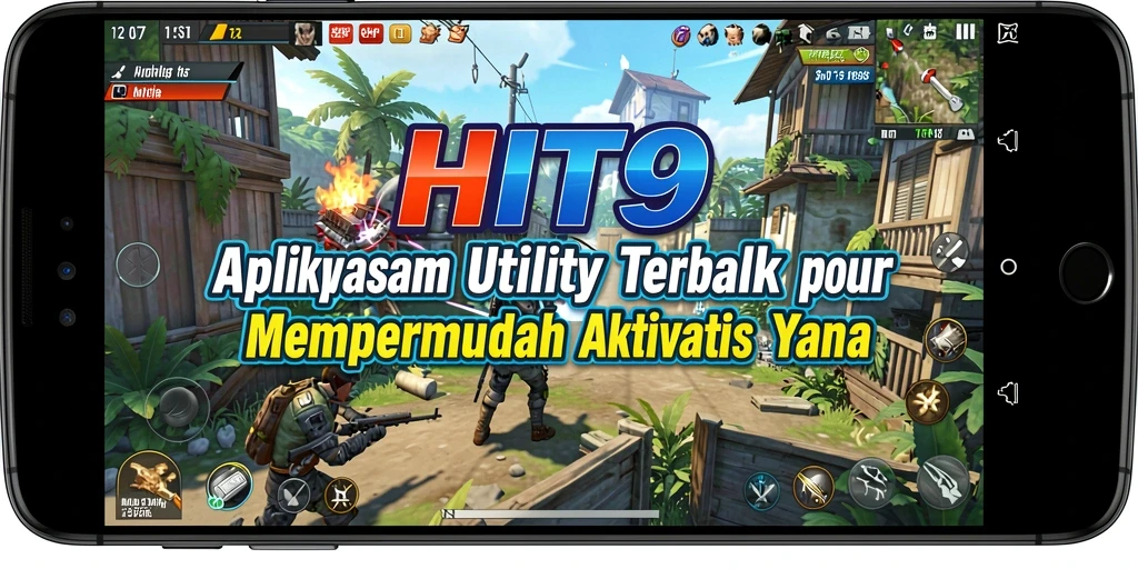 Tampilan utama HIT9 menunjukkan fitur utilitas canggih untuk mempermudah aktivitas.