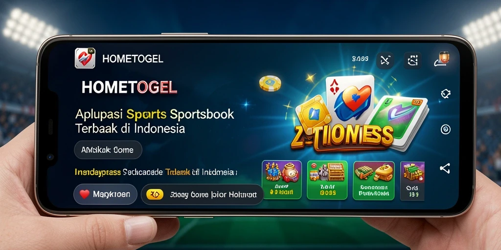 Tampilan gameplay Sportsbook yang menarik dan interaktif dalam HOMETOGEL.