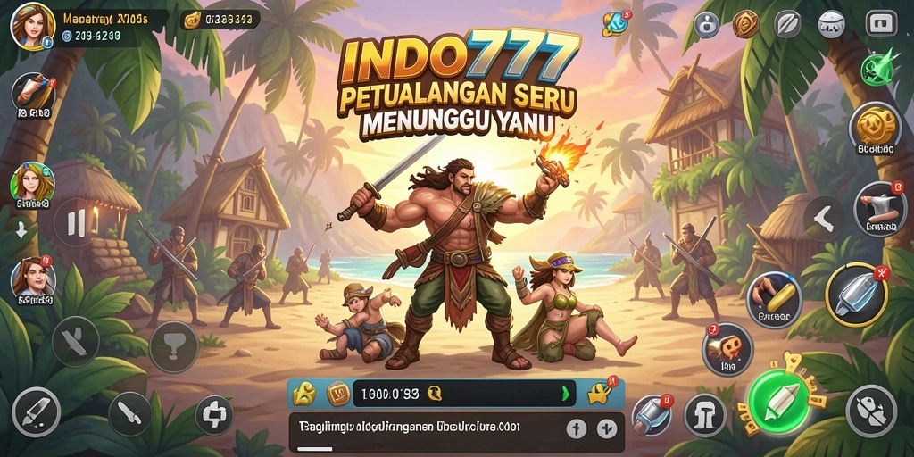 Tampilan gameplay seru dan penuh tantangan di INDO777.