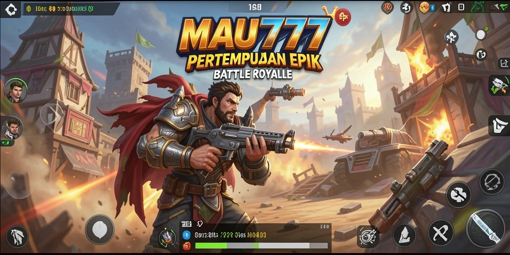 Tangkapan layar MAU777 menampilkan aksi pertempuran intens di arena.