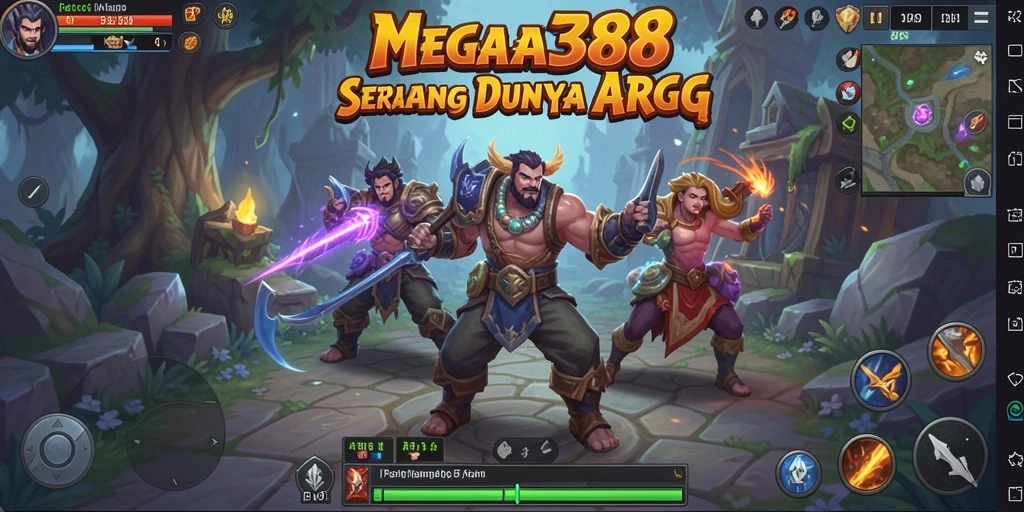 Gameplay seru MEGA388 dengan pertarungan yang mendebarkan.