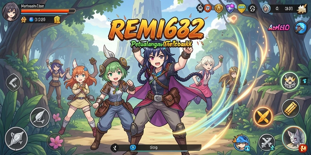 Tampilan menarik gameplay Anime di REMI62