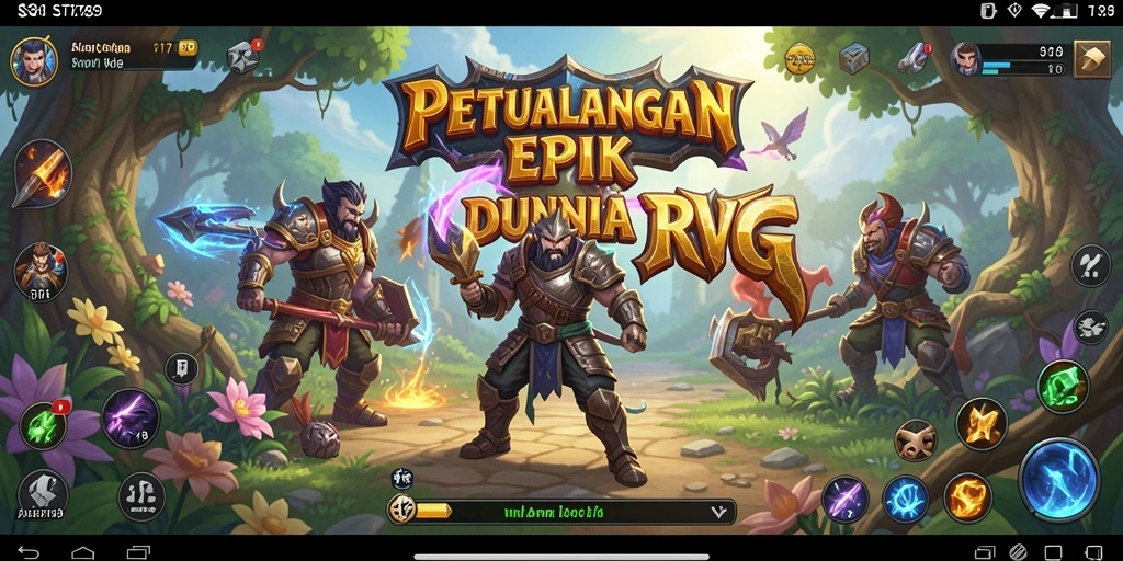 Tampilan menakjubkan dari aksi pertempuran RPG ST789.